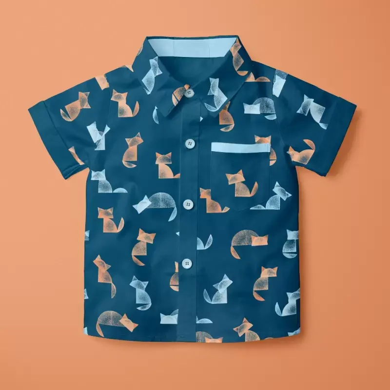 Cats navy boys shirt